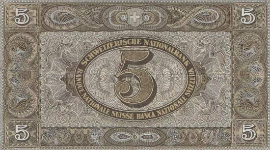 Schweiz 5 Franken 1952